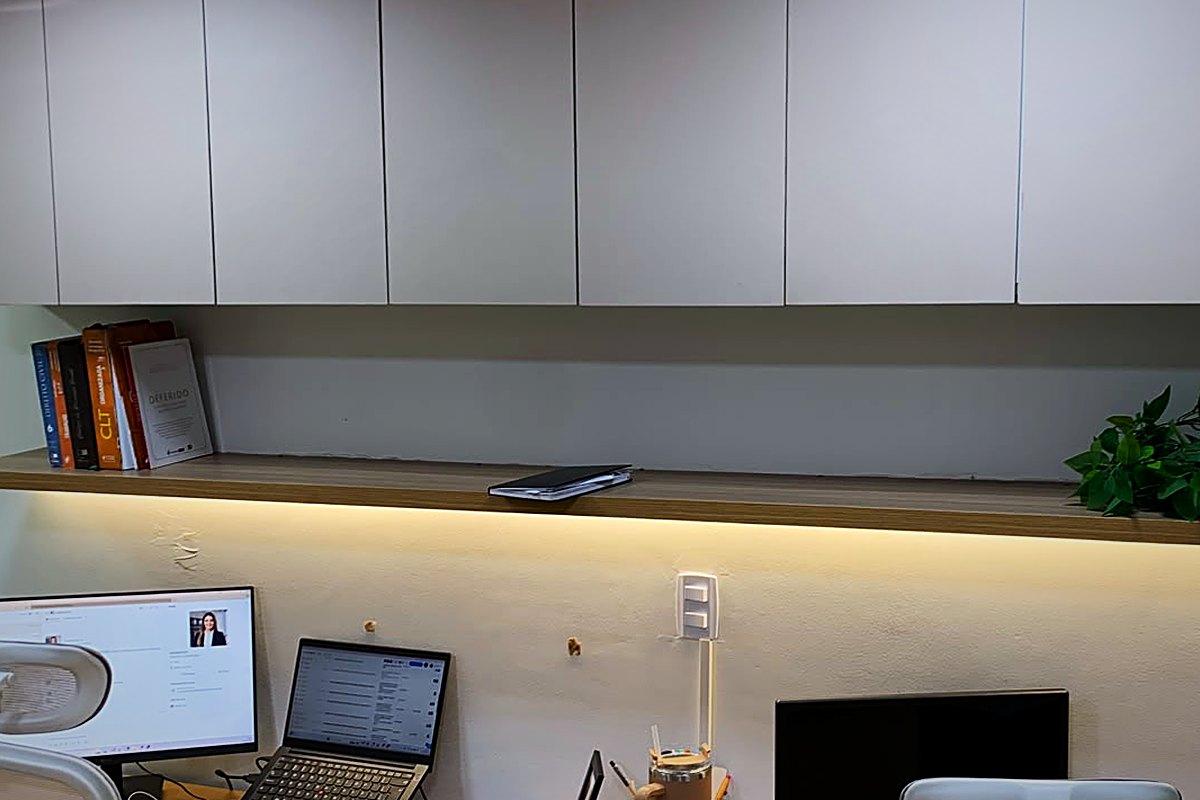 Sala de trabalho do escritório